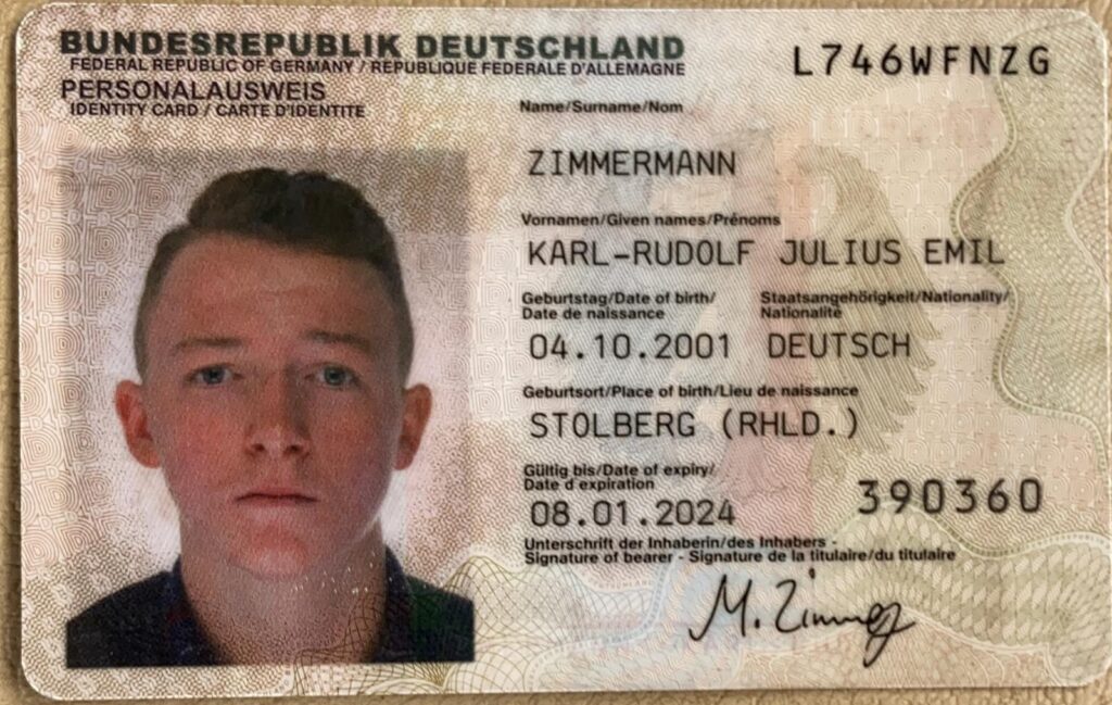 german identity card